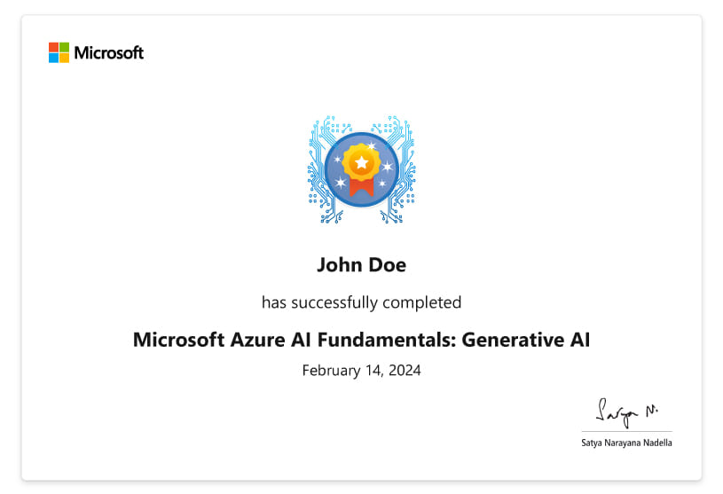 Partnership With Microsoft